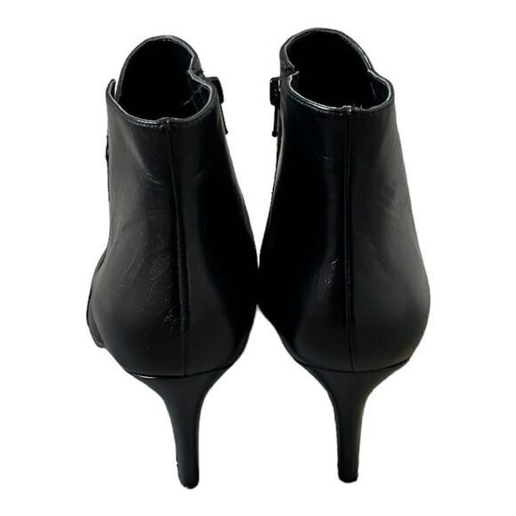 Nine West Women’s Jetlag Booties in the Size 9.5M in Black Leather - Picture 12 of 13